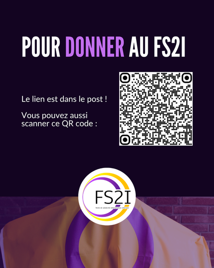 Pour donner au FS2I : le lien est dans le post ! Vous pouvez aussi scanner le QR code ci-contre.