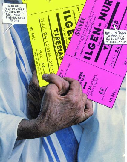 évidemment, l'orga a été obligée d'imprimer ces tickets d'entrée.