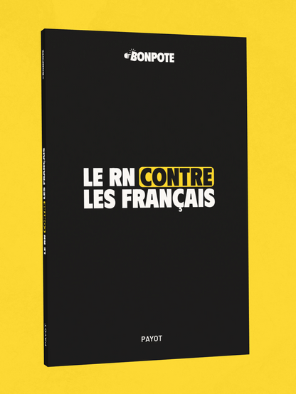Couverture du livre "LE RN CONTRE LES FRANCAIS" par Bon Pote, aux éditions PAYOT