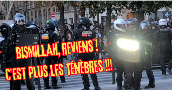 Bismillah c'est plus les ténèbres (grace aux boucliers stroboscopiques des cogneurs).
