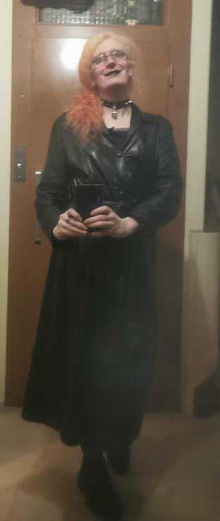Me in a Matrix-like trench-coat