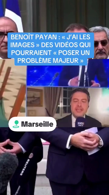 Benoît Payan maire de Marseille, harcelé par un roquet qui se croit journaliste