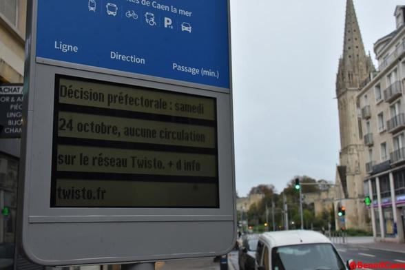 un arrêté préfectoral interdit la circulation des transports en commun aujourd'hui dans l'agglo