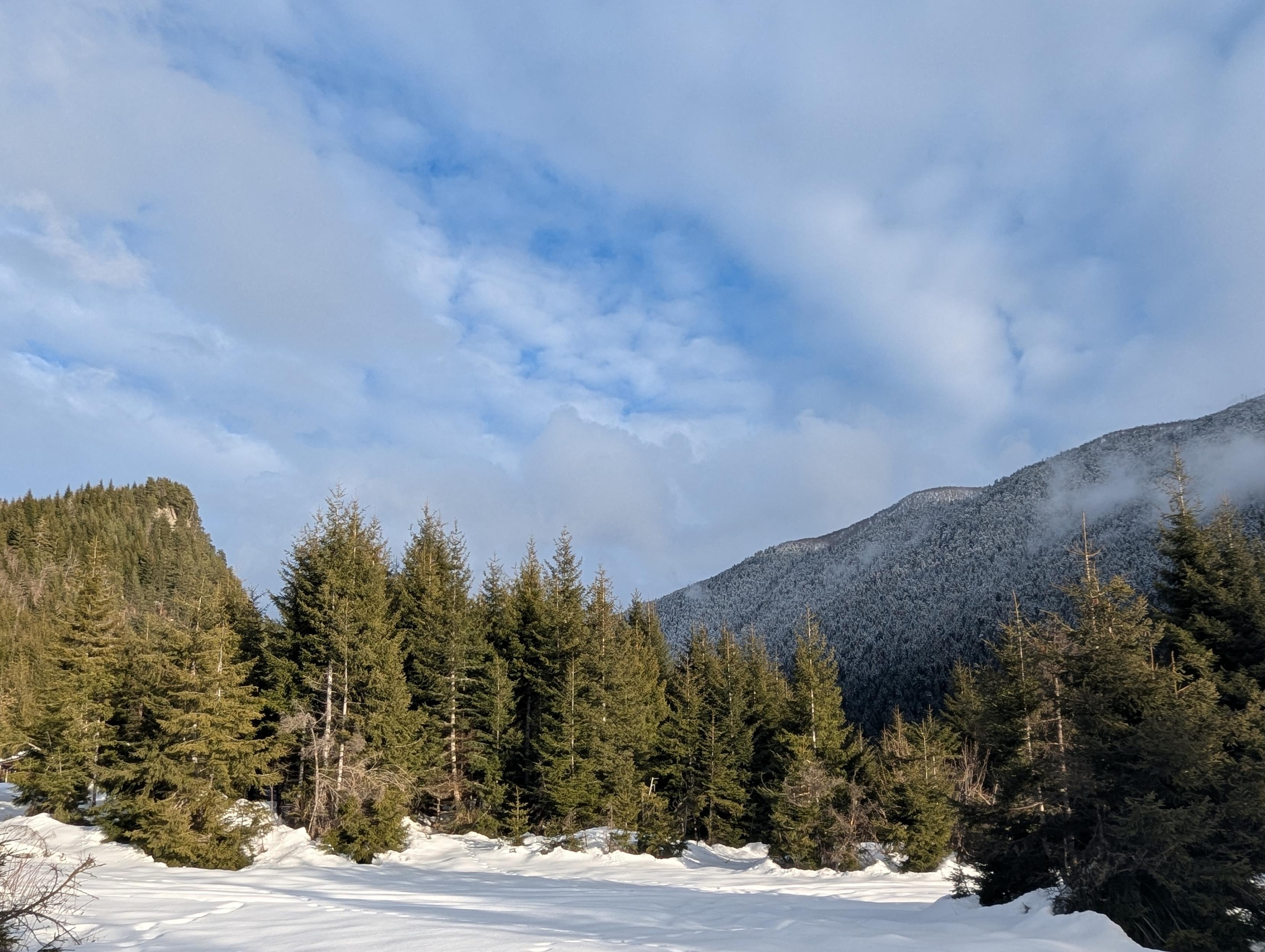 Photo prise pendant la balade en raquette