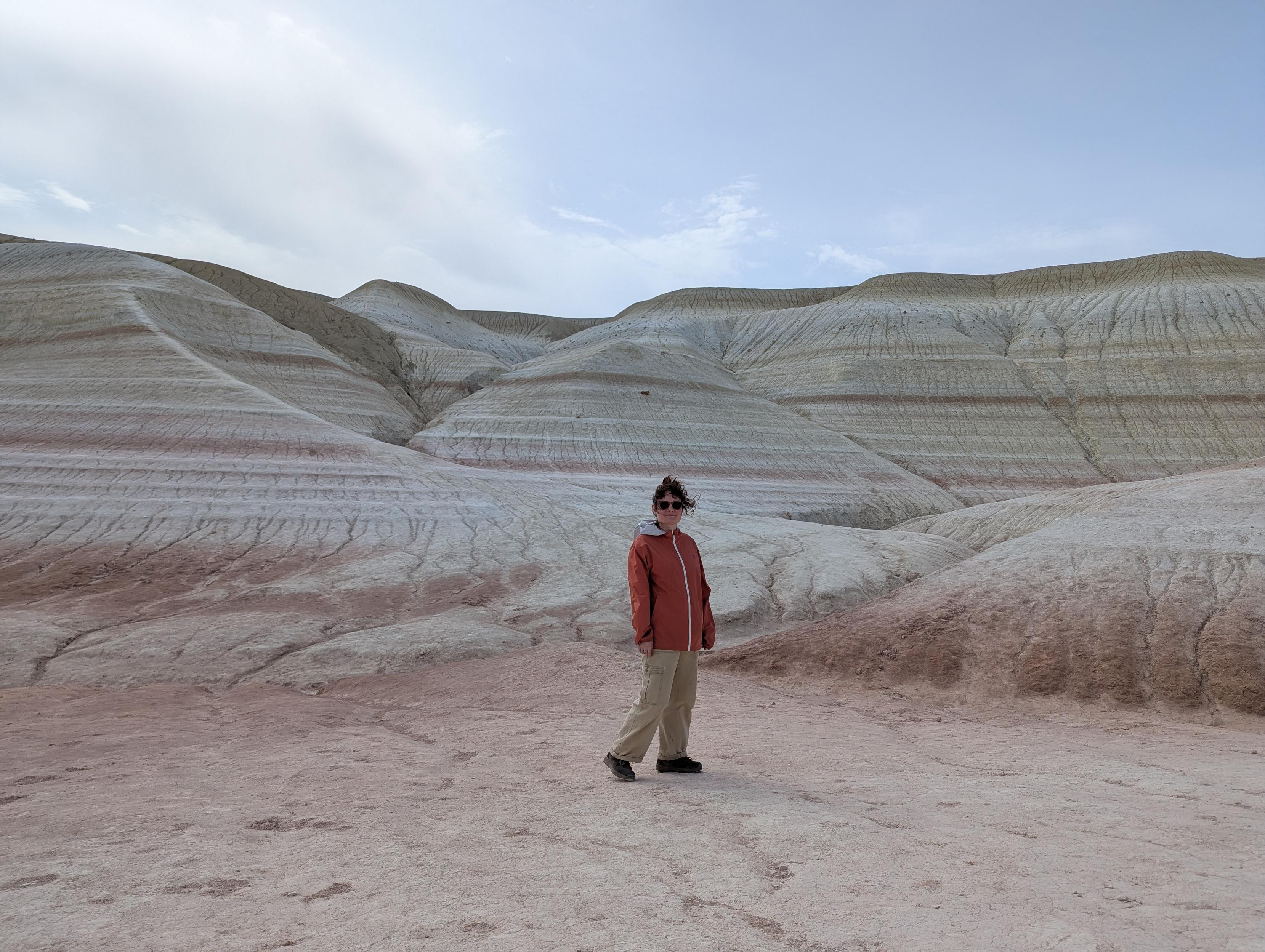 Montagne tiramisu avec moi devant